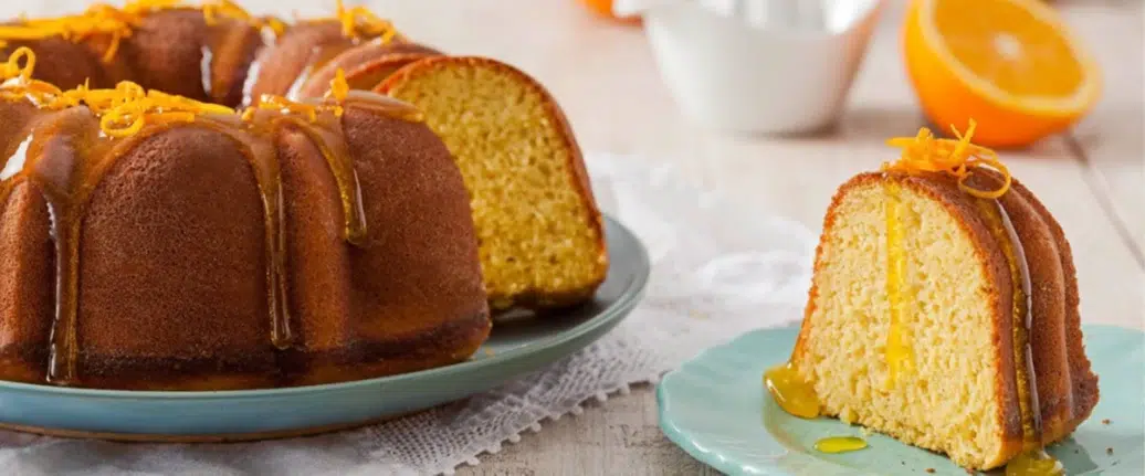 Bolo de Laranja com Cascas da Fruta